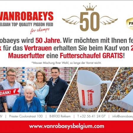 Vanrobaeys wird 50 Jahre